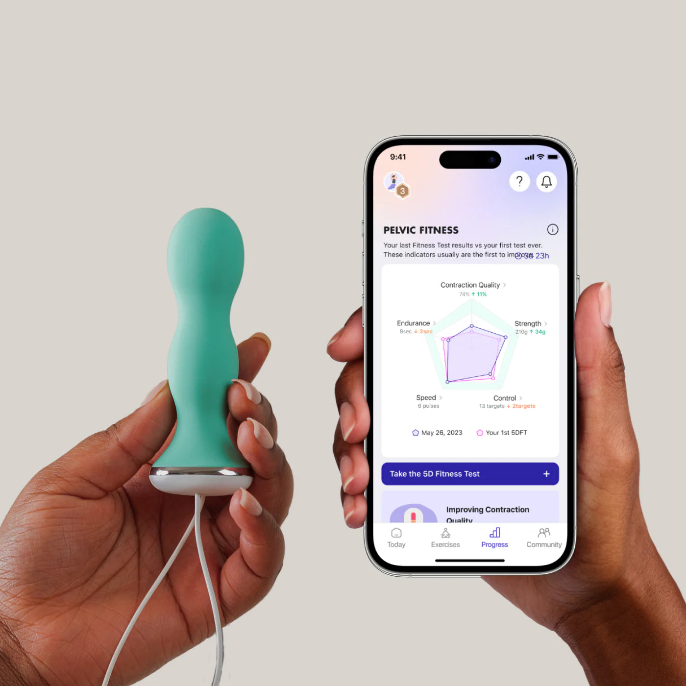 Perifit Care - App-enabled Pelvic Training Device