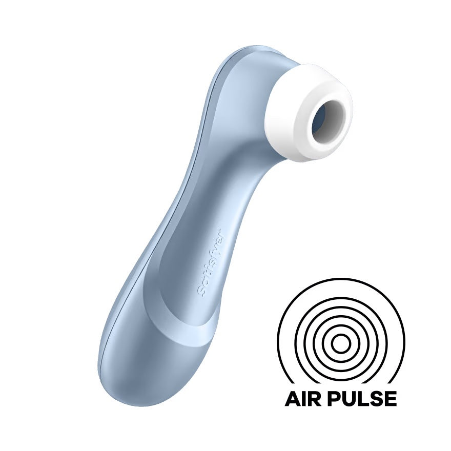 a close up of an air pulse device on a white background