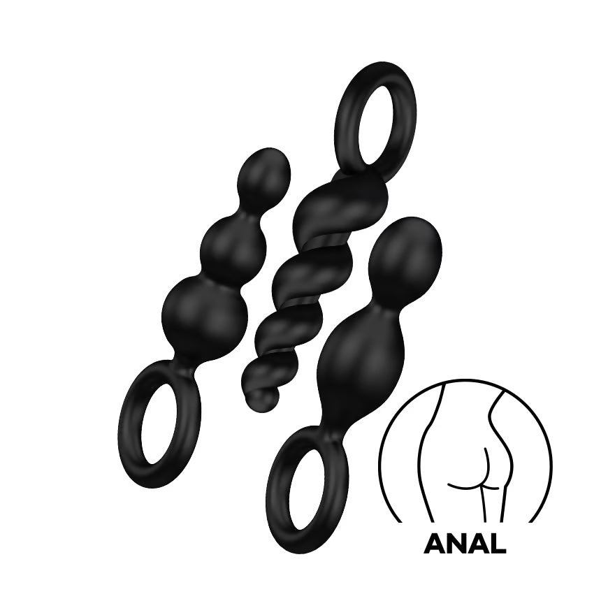 an image of a pair of black butt plugs