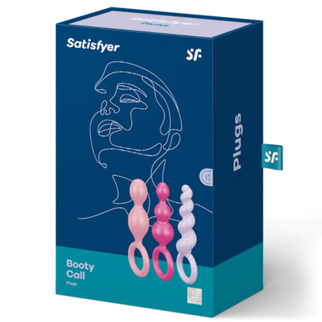 a box with a picture of a man and three balls in it