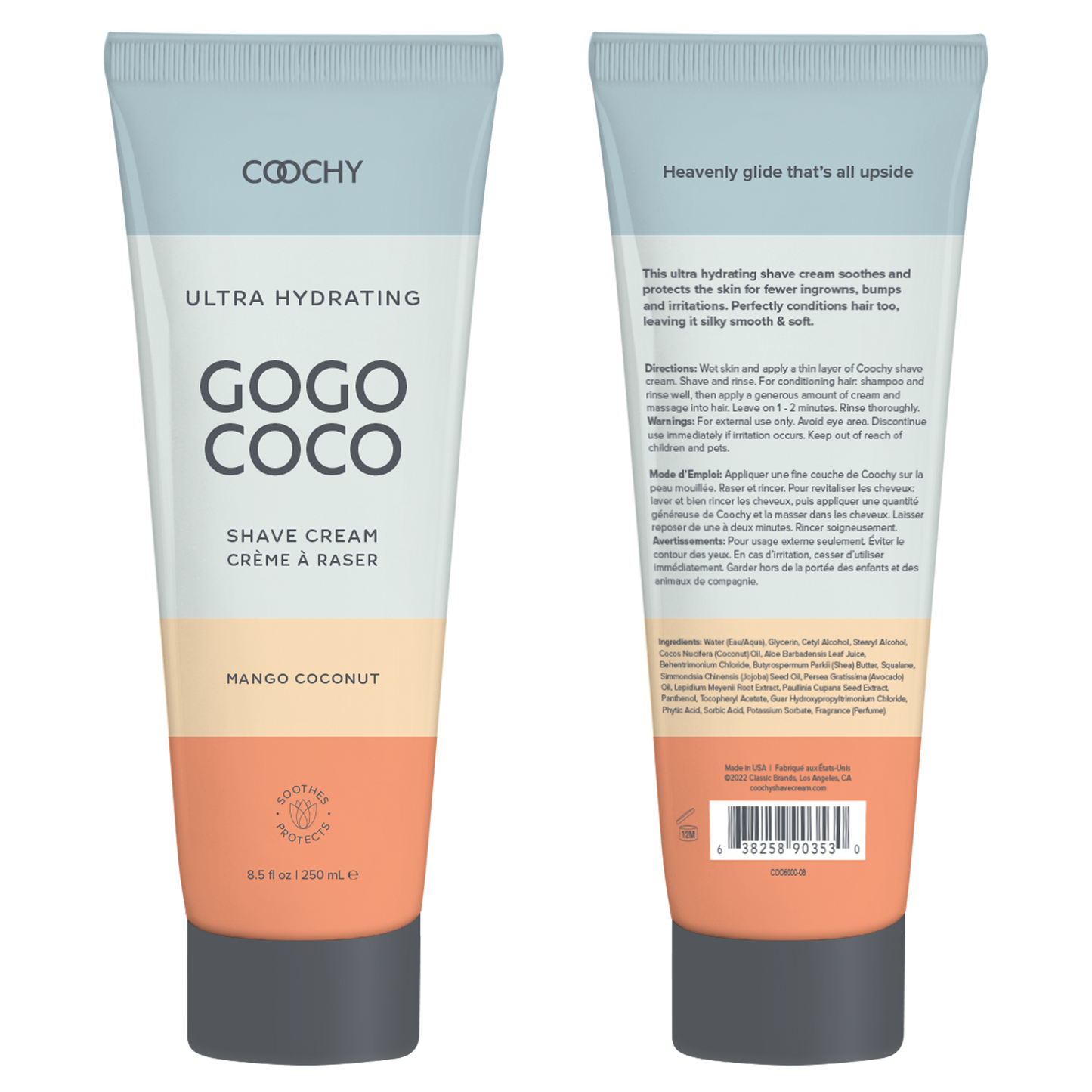 ULTRA Ultra Moisturizing Shave Cream with Mango and Coconut 8.5 oz