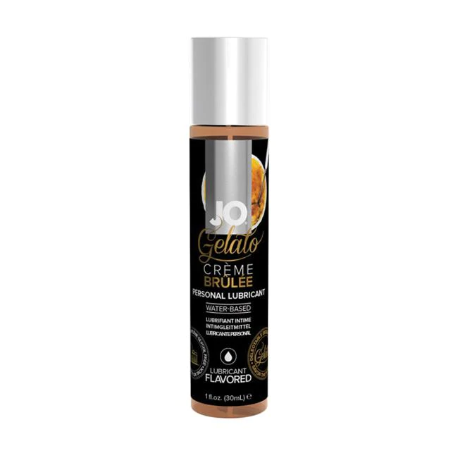 Jo Gelato lubricant creme brulee flavor