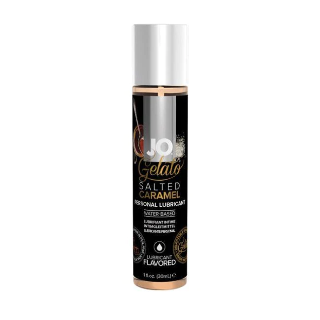 JO Lubricant flavored with Gelato Salted Caramel