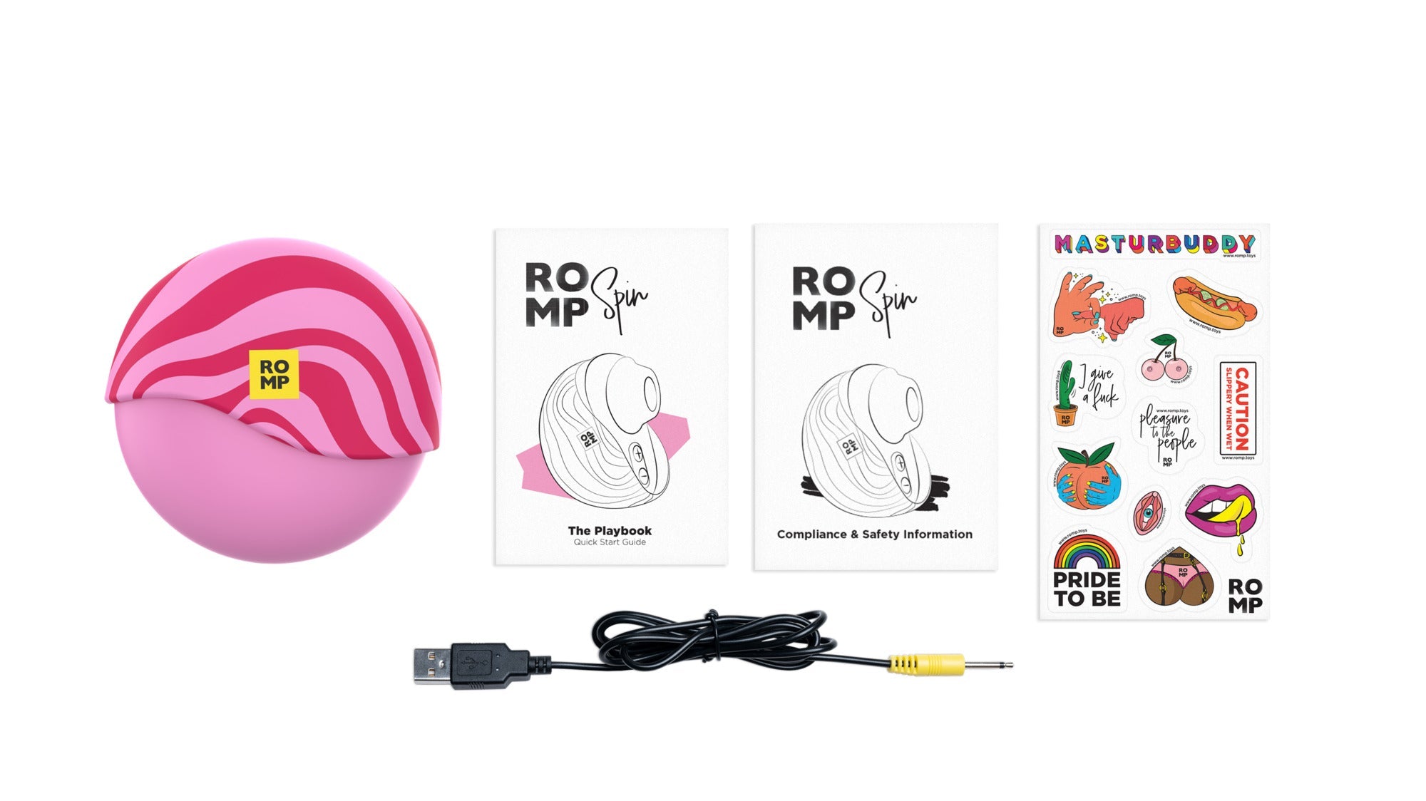 Spin - Stimulateur clitoridien Pleasure Air compact de voyage par ROMP