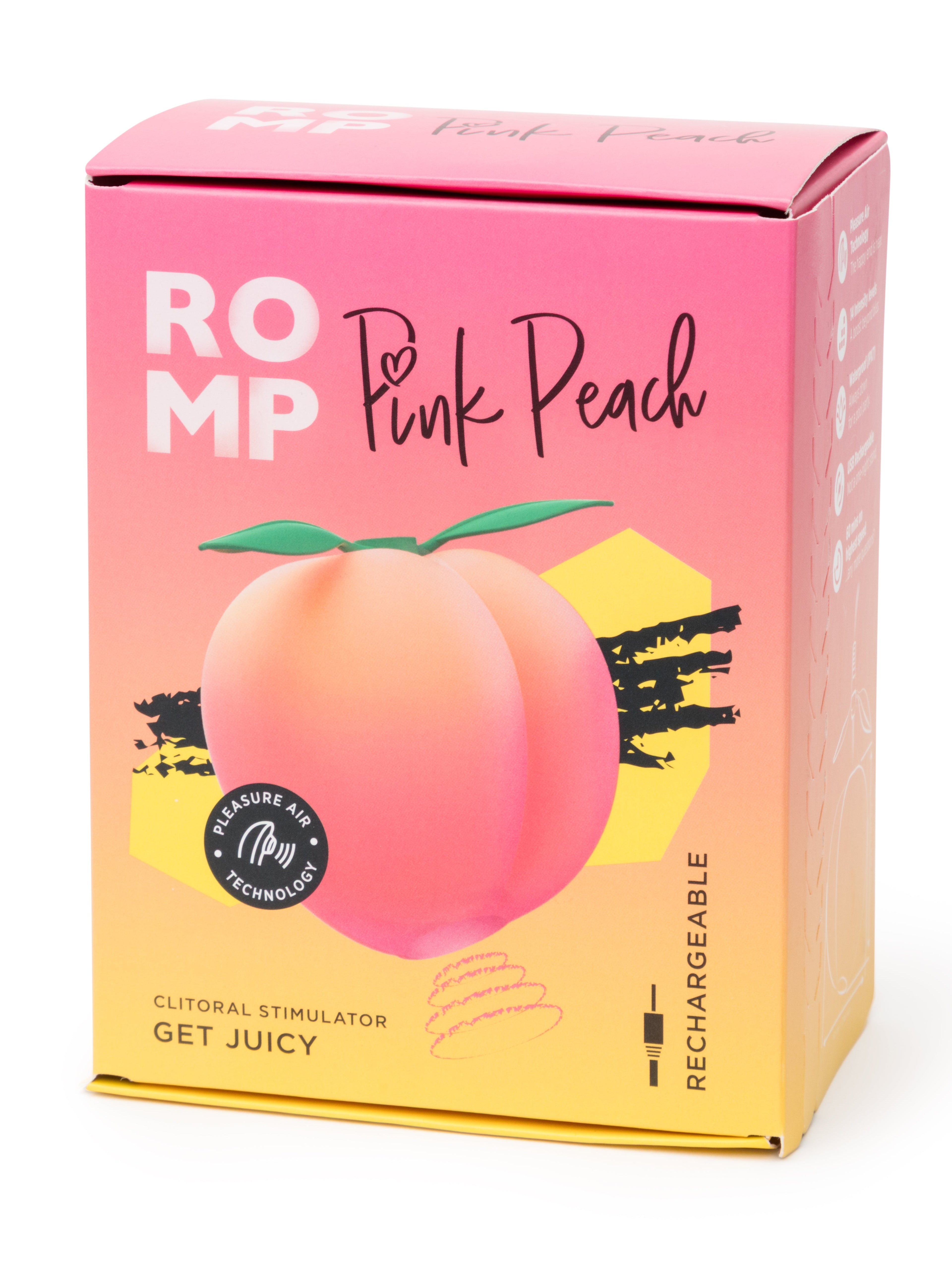 Pink Peach - Stimulateur clitoridien Pleasure Air en forme de pêche par ROMP