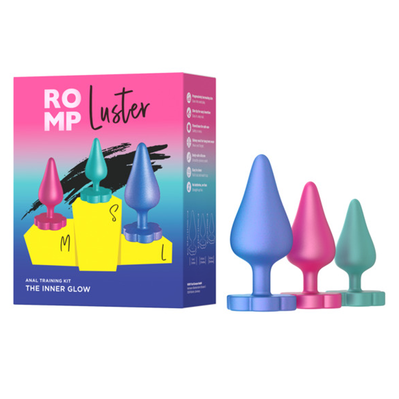 Luster - Coffret de 3 plugs anaux pour débutant·e·s par ROMP