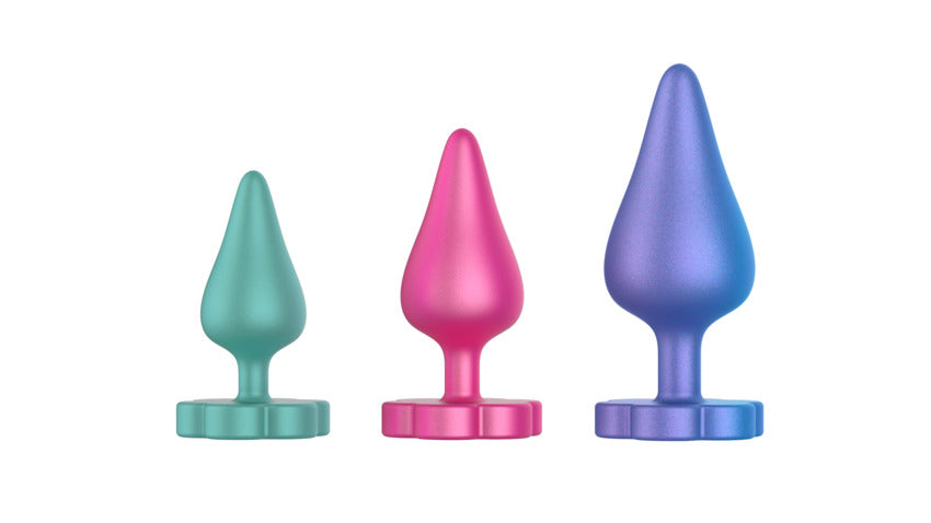 Luster - Coffret de 3 plugs anaux pour débutant·e·s par ROMP