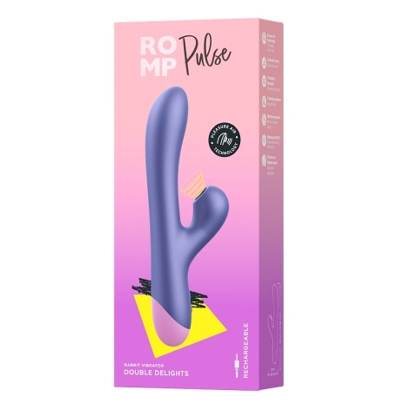 Pulse - Vibromasseur rabbit avec Pleasure Air clitoridien par ROMP