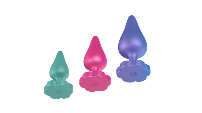Luster - Coffret de 3 plugs anaux pour débutant·e·s par ROMP
