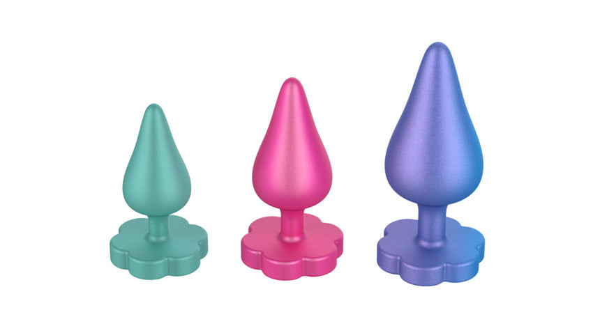 Luster - Coffret de 3 plugs anaux pour débutant·e·s par ROMP