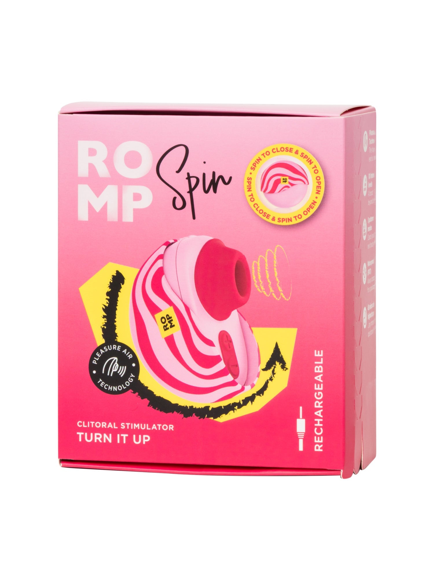 Spin - Stimulateur clitoridien Pleasure Air compact de voyage par ROMP