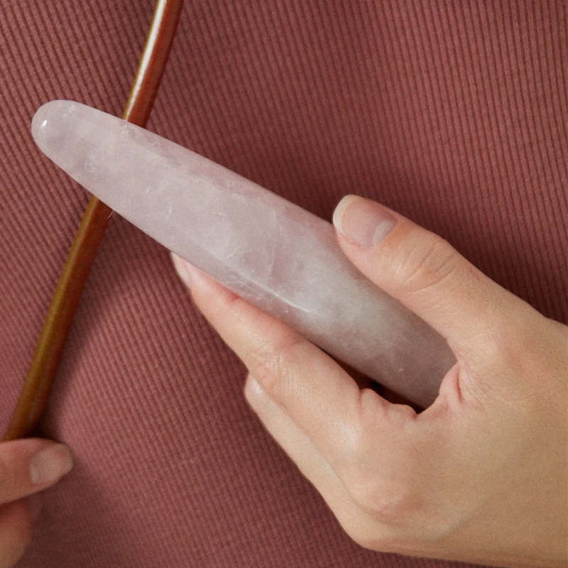 Heart Slim - Quartz Dildo