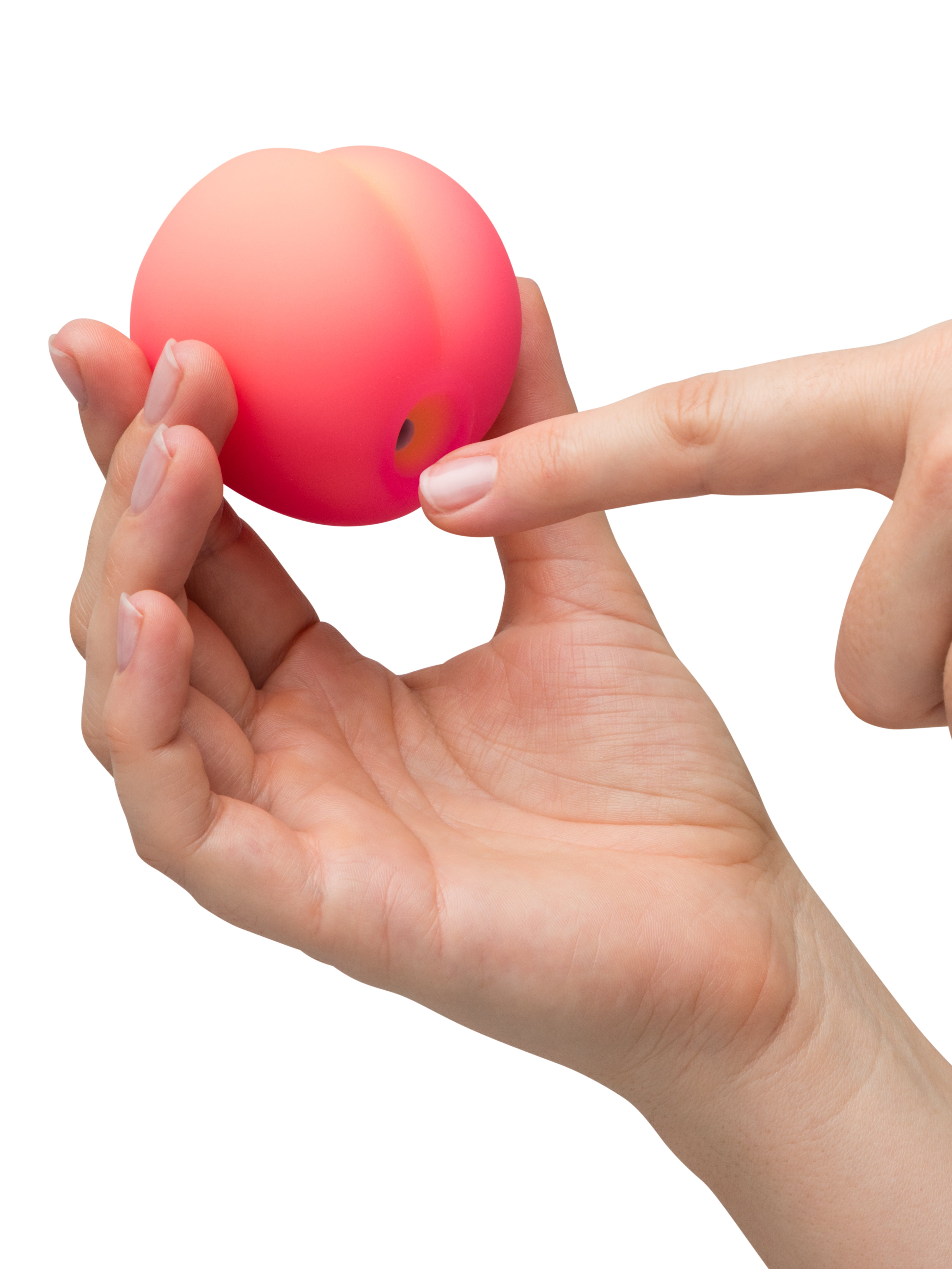 Pink Peach - Stimulateur clitoridien Pleasure Air en forme de pêche par ROMP