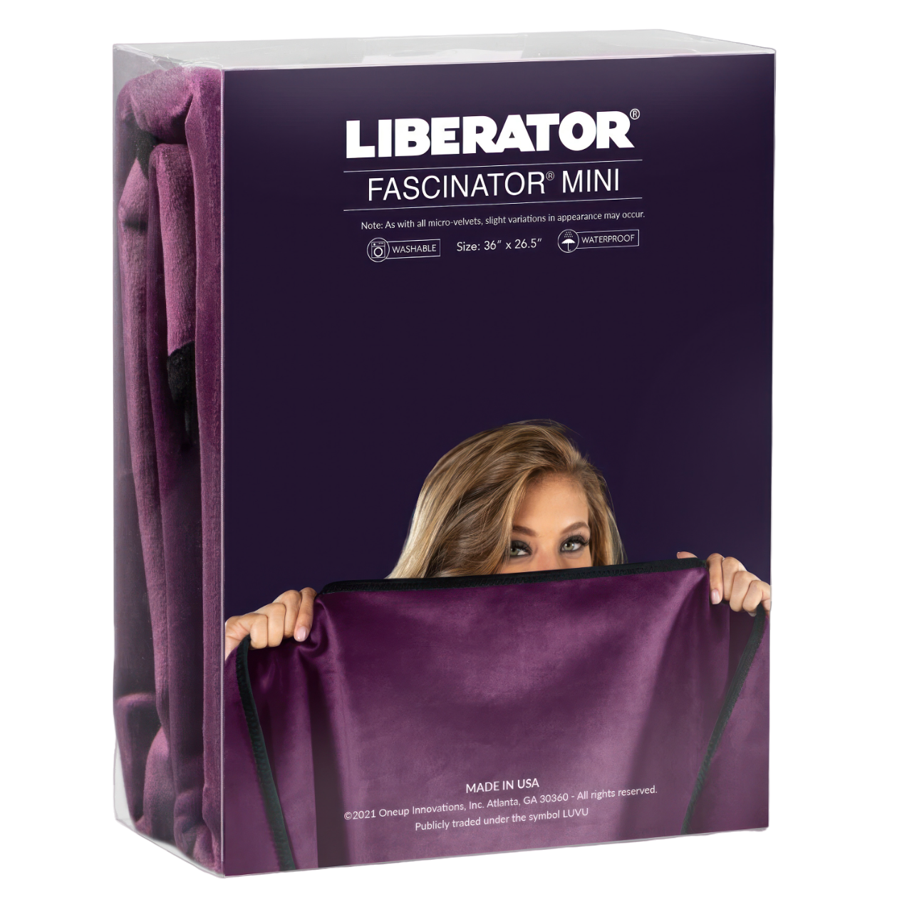 FASCINATOR THROW MINI – Microvelvet Waterproof Blanket by Liberator
