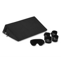 Black Label Wedge by Liberator - Positioning Pillow with Handcuffs and Blindfold