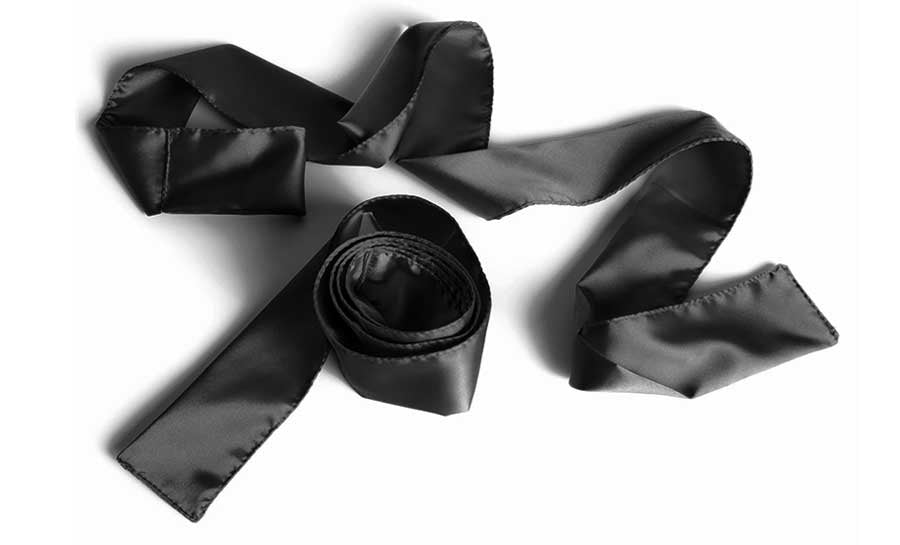Silky satin ribbons for bondage