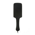 Tape-fesse en cuir 16 in - Black leather paddle with stitched edges and a wrist strap, ouiboutique BDSM accessory. - accessoire, BDSM