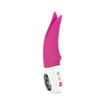 VOLTA - Fun Factory - Pink silicone clitoral vibrator with white base and control buttons, ouiboutique. - clitoridien, couple, pink20, vibrateur