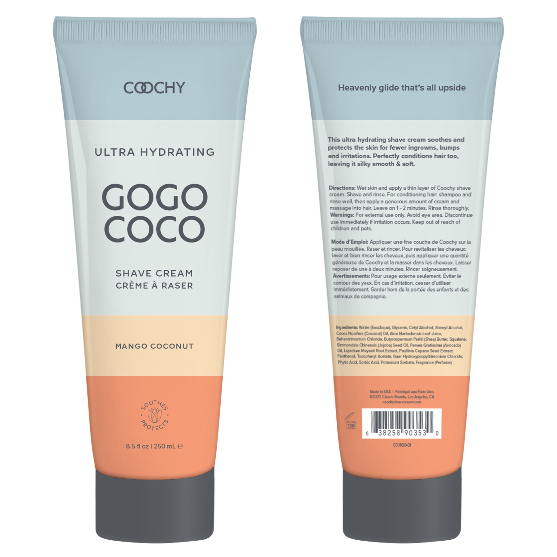 ULTRA Ultra Moisturizing Shave Cream with Mango and Coconut 8.5 oz