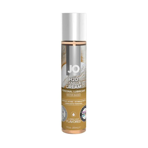 H2O VANILLA CREAM – Lubrifiant aromatisé crème vanille par JO